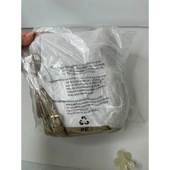 Bebe Hera Backpack Tan Small #549 - Picture 7 of 7